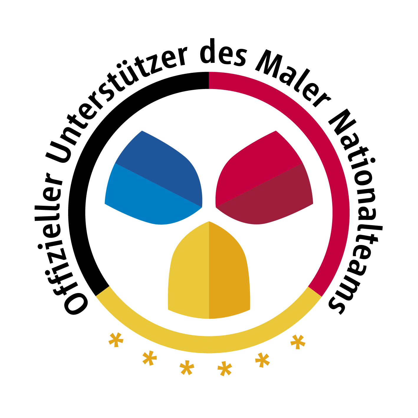 Hier wird das Logo des Malernationalteams gezeigt